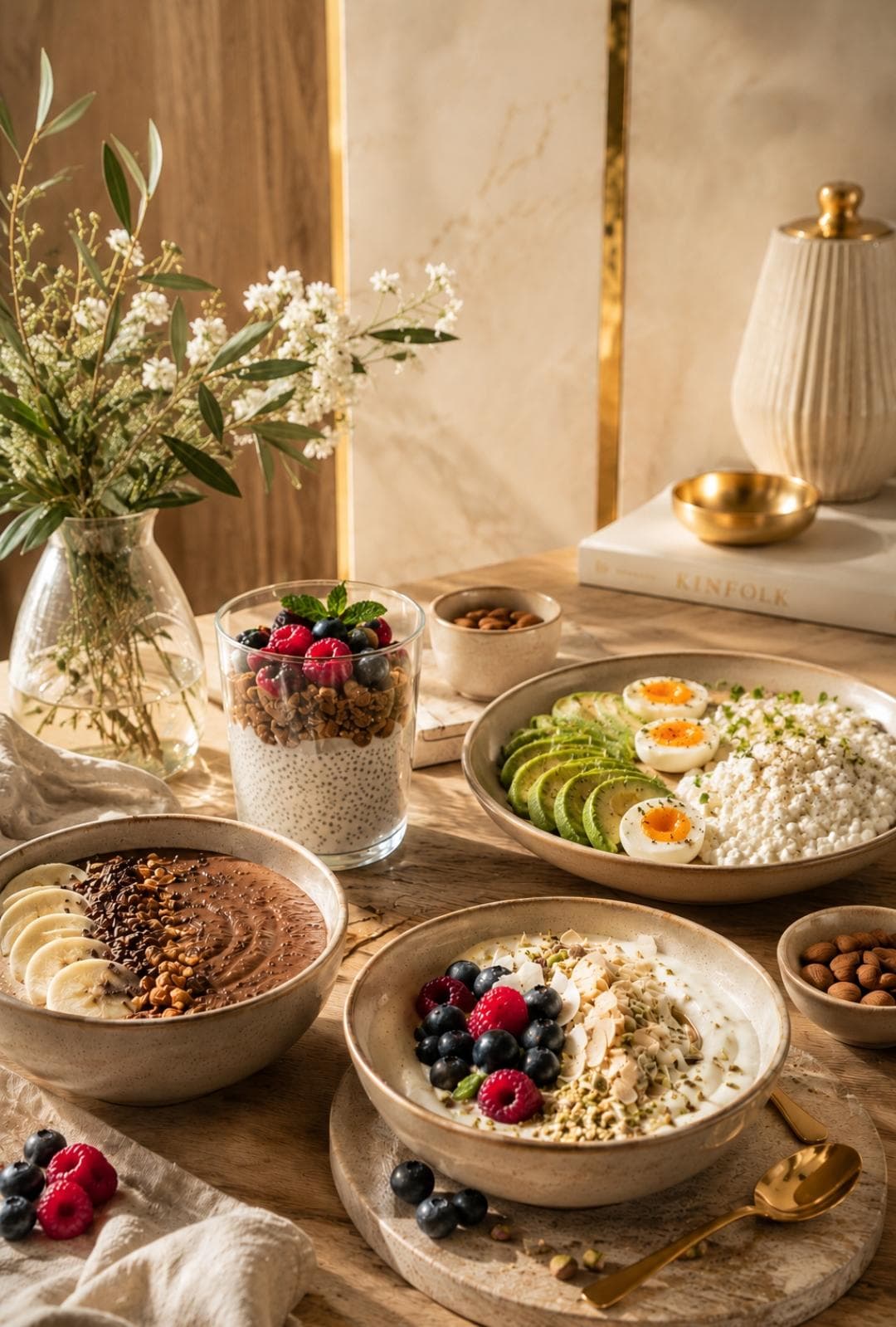 VITA — high-protein bowls and breakfast spread